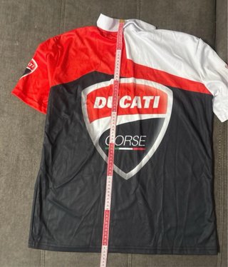 Polo Ducati Corse Negro Rojo Blanco Talla XL