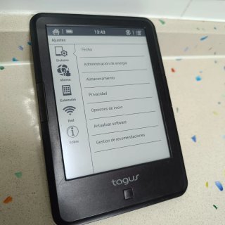 Libro electrónico Tagus Negro