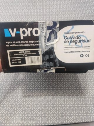 Zapatos Botas de seguridad V-pro Talla 43 Gris
