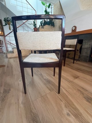 Juego de 6 sillas de comedor vintage años 70