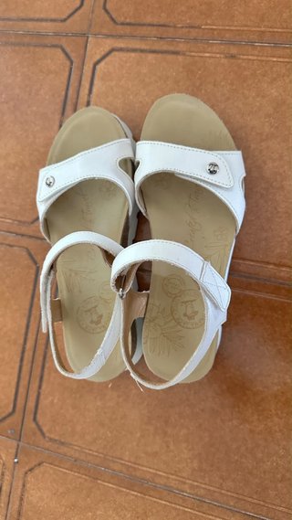 Sandalias Panama Jack Talla 36 Blancas