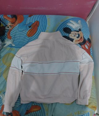 Sudadera H&M Chicago Rosa y Blanca