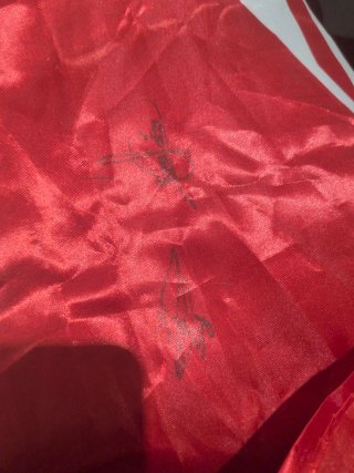 Bandera Sevilla FC Firmada
