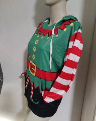 Sudadera Elfo Navideño Talla M. Nueva