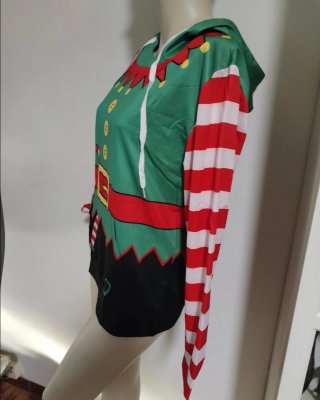 Sudadera Elfo Navideño Talla M. Nueva
