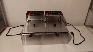 Freidora industrial doble 6+6L