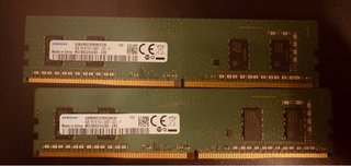 2x Samsung 4GB DDR4 2400MHz RAM