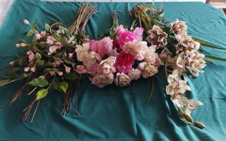 Conjunto de Flores Artificiais