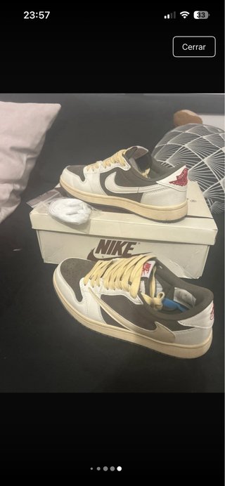 Jordan 1 Low Travis Scott Beige/Marrone