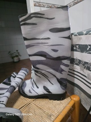 Botas de Agua Camuflaje Trabajo Campo