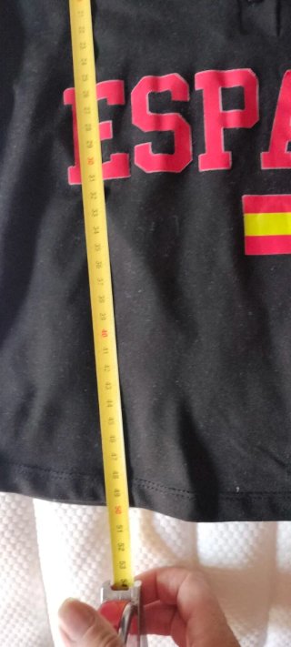 Camiseta negra España Madrid Talla XS