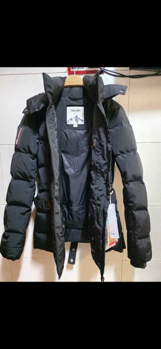 Anorak acolchado plumón y pluma Zara T/XS