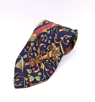 Corbata Versace Seda Barroco Vintage