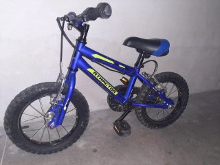 Bicicleta infantil azul ATRACTOR