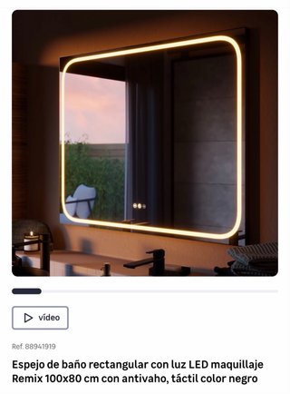 Specchio da bagno LED come nuovo