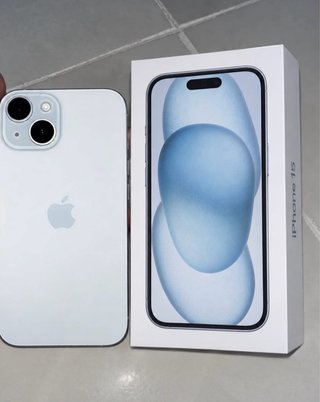 iPhone 15 Plata/Blanco PERFECTO ESTADO