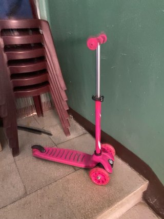 Patinete infantil 3 ruedas rosa