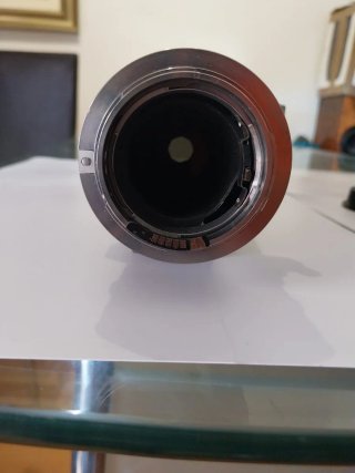 Canon FD 400mm 4.5 con adaptador
