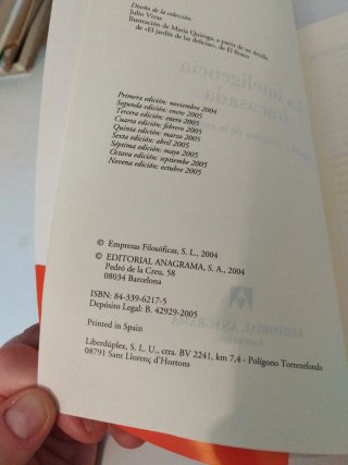 La inteligencia fracasada teoría y práctica de ...