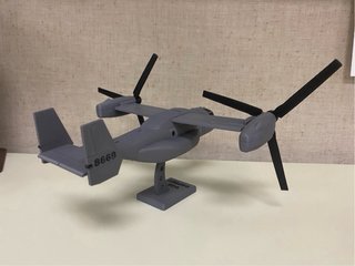 Maqueta Avión V-22 Osprey 3D Kit Card