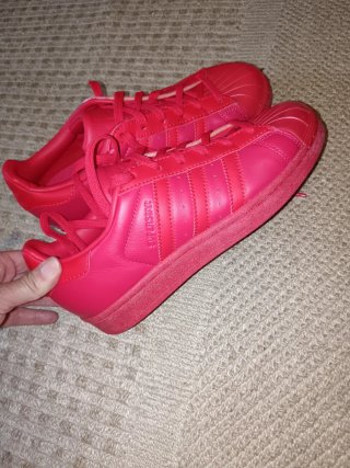 Adidas Superstar Zapatillas Deportivas Rojas