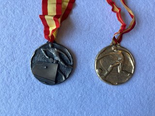 Lote medallas deportivas años 70-80