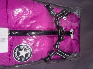 Chaqueta para perro con arnés