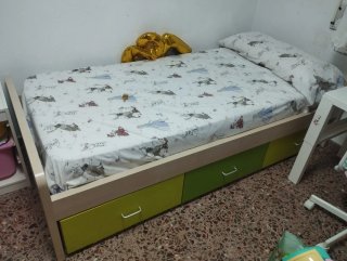 Cama nido con cajones