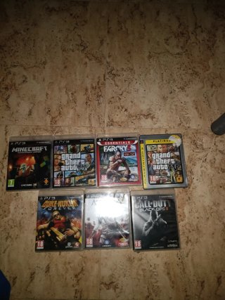 Pack 6 Juegos PS3: GTA V, Minecraft, Far Cry 3, et
