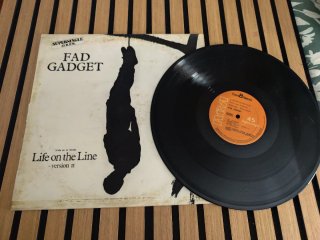 Vinilo Fad Gadget Life On The Line Version II 1982