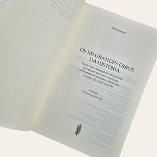 OS 100 GRANDES ERROS DA HISTÓRIA (Portuguese Ed...