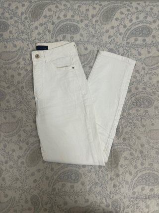 Vaqueros blancos Zara mujer talla 34