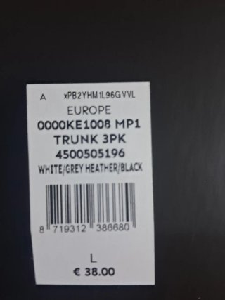 Pack 3 Bóxers Nike Everyday Cotton Stretch L