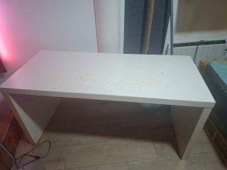 Regalo escritorio blanco 140cm con estantería