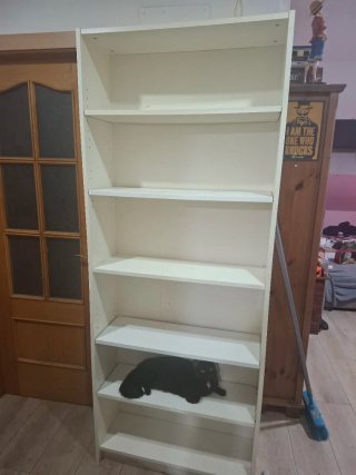 Regalo escritorio blanco 140cm con estantería