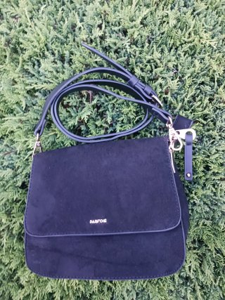 Bolso Parfois piel correa larga negro a estrenar
