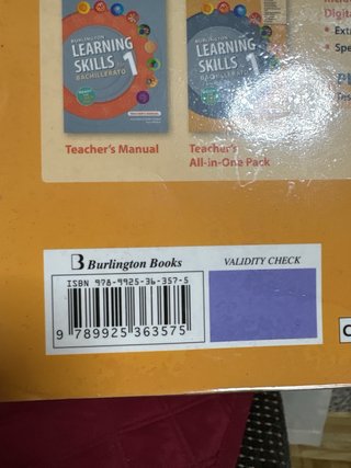 Burlington Learning Skills For Bach 1 Sb Spa