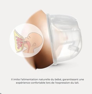 Nuvita Materno Smart Wear 1287W Sacaleches