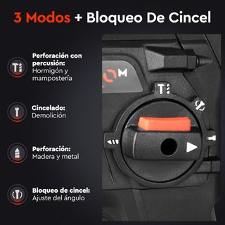 Promo: Kit Martillo Perforador + 2 Baterías