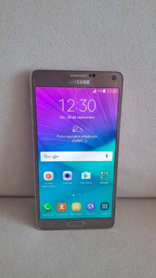 Samsung Galaxy Note 4 Caja y Cargador