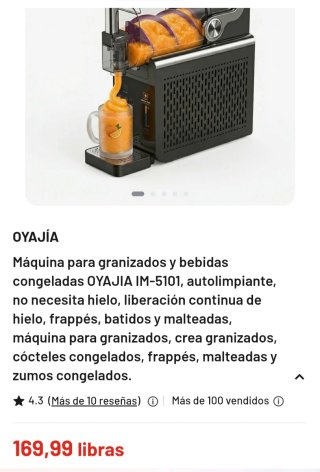 Oyajia IM-5101 Granizadora heladers automática