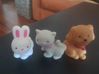 Juguete Veterinaria Casa y Ambulancia 3 animalitos