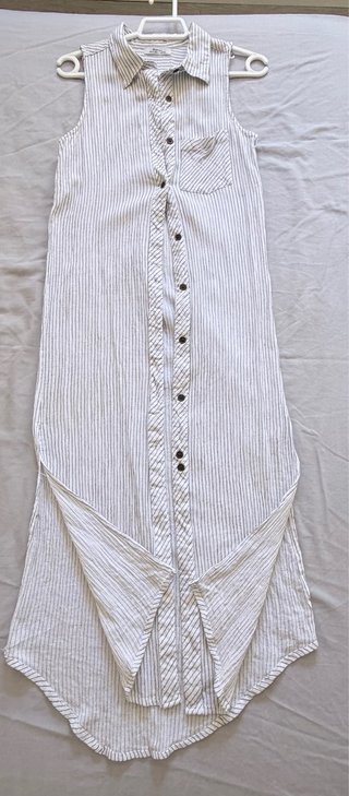 Camisa larga sin mangas T-S