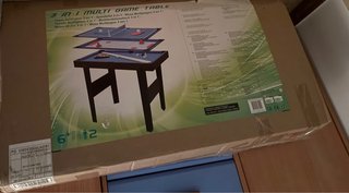 Mesa Multijuegos 3 en 1