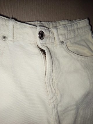 Pantalón Zara Niña T8 Recto Bordado