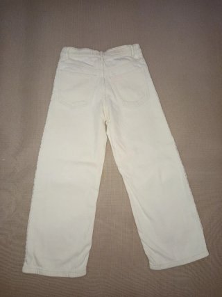 Pantalón Zara Niña T8 Recto Bordado
