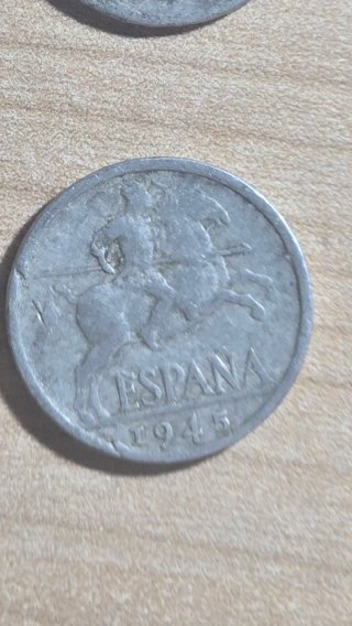 Set 4 monedas España años 40