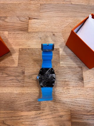 Reloj Hombre Negro y Azul