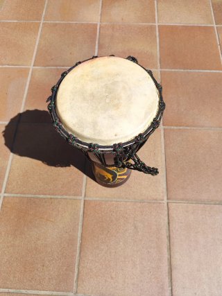 Tambor africano Djembe de madera