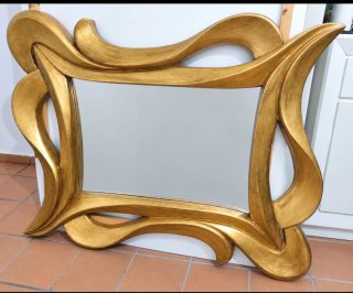 Espejo Grande Dorado